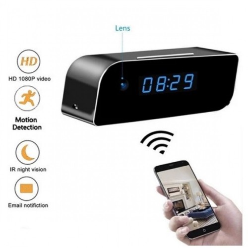 Masal Saati Görünümlü Geniş Açı Gizli Kamera