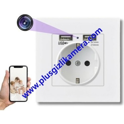 Duvar Prizi Wifi Özellikli Kamera