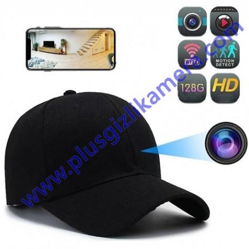 Şapka Görünümlü Wifi Kamera