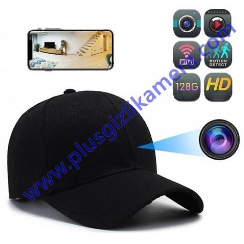 Şapka Görünümlü Wifi Kamera