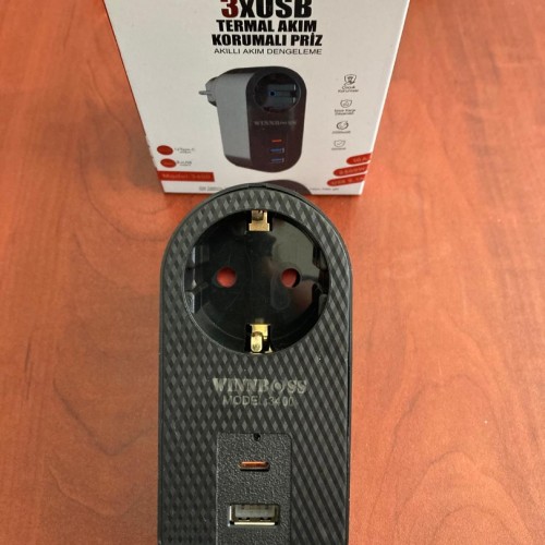 Akım Korumalı Priz Wifi Kamera